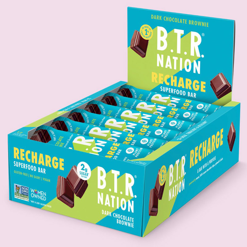 BTR Nation bar Dark Chocolate Brownie