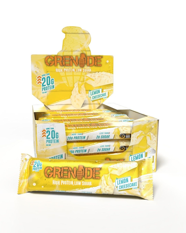 Grenade bar Lemon Cheesecake