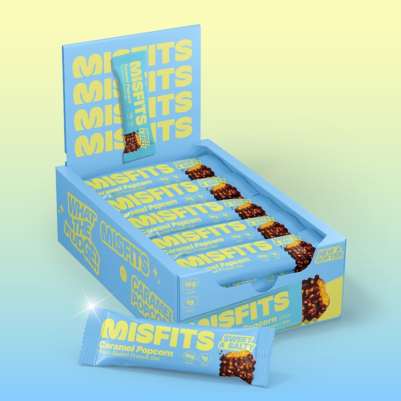 Misfits bar Sweet & Salty Caramel Popcorn