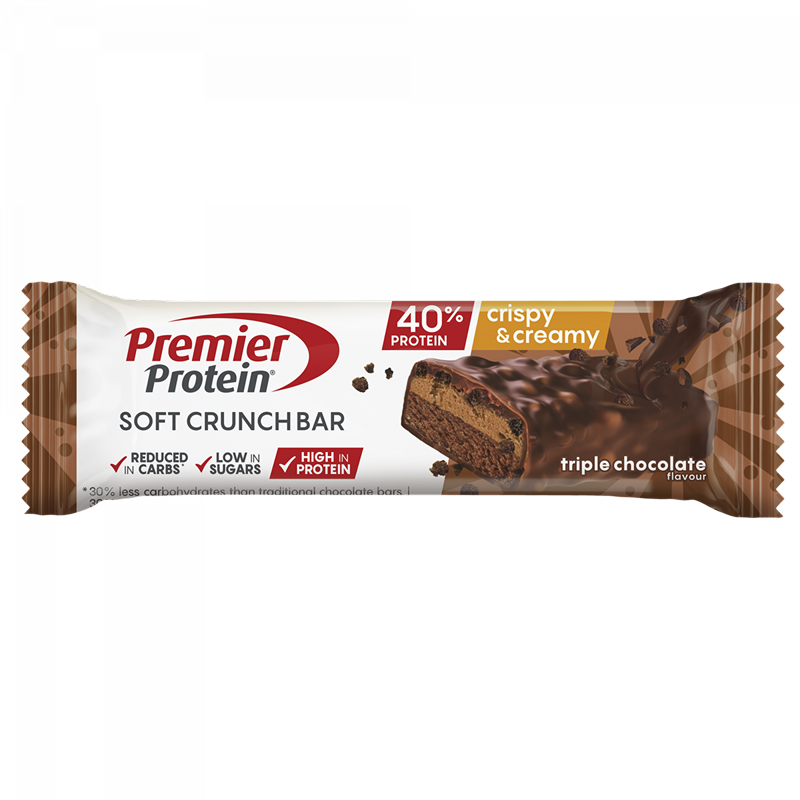Premier Protein bar Soft Crunch Triple Chocolate