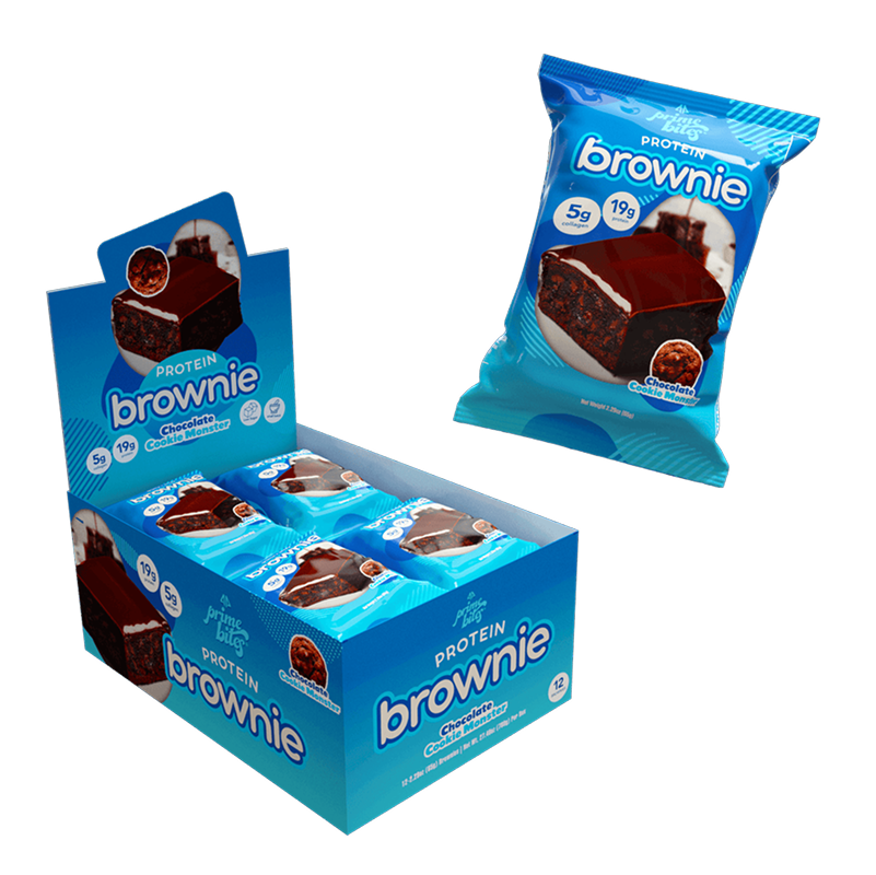 Prime Bites brownie Chocolate Cookie Monster