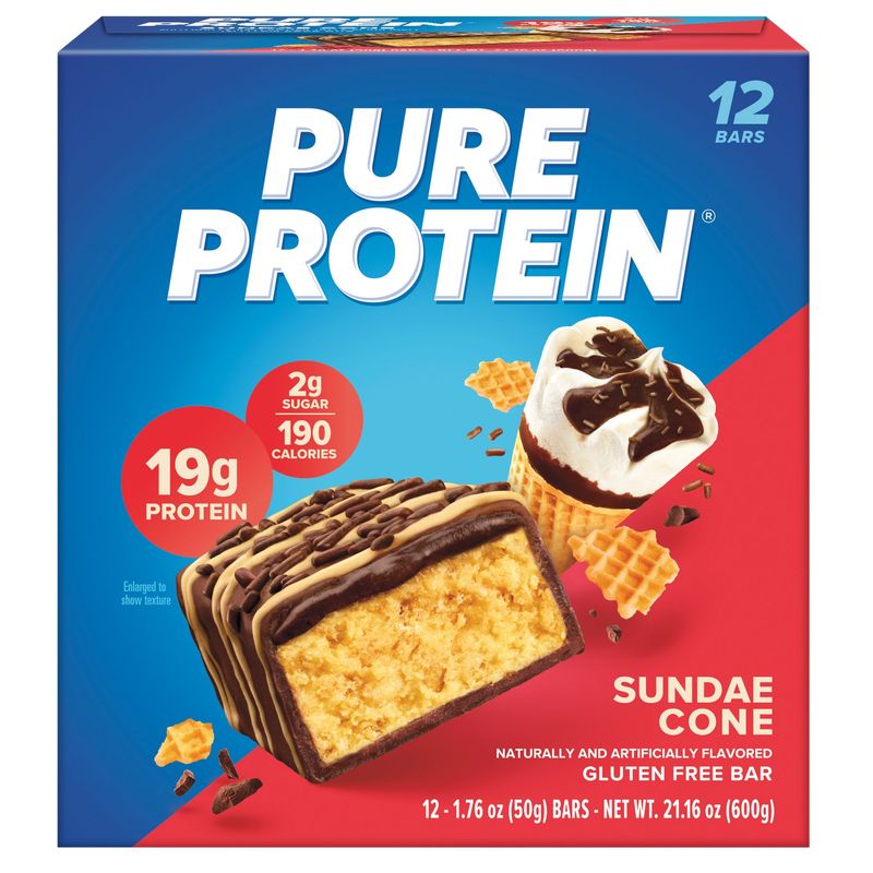 Pure Protein bar Sundae Cone