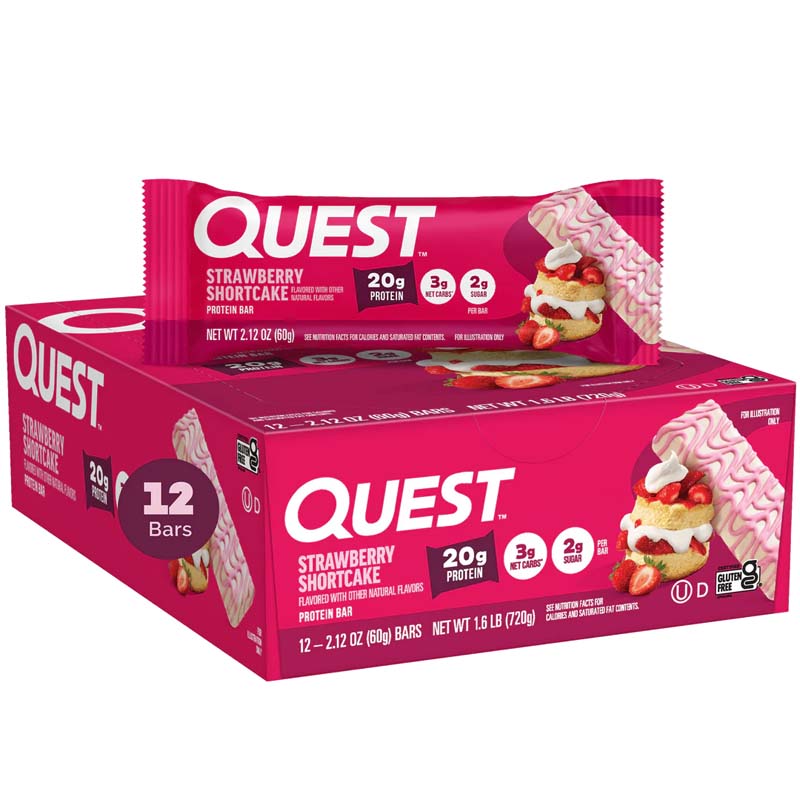 Quest bar Strawberry Shortcake