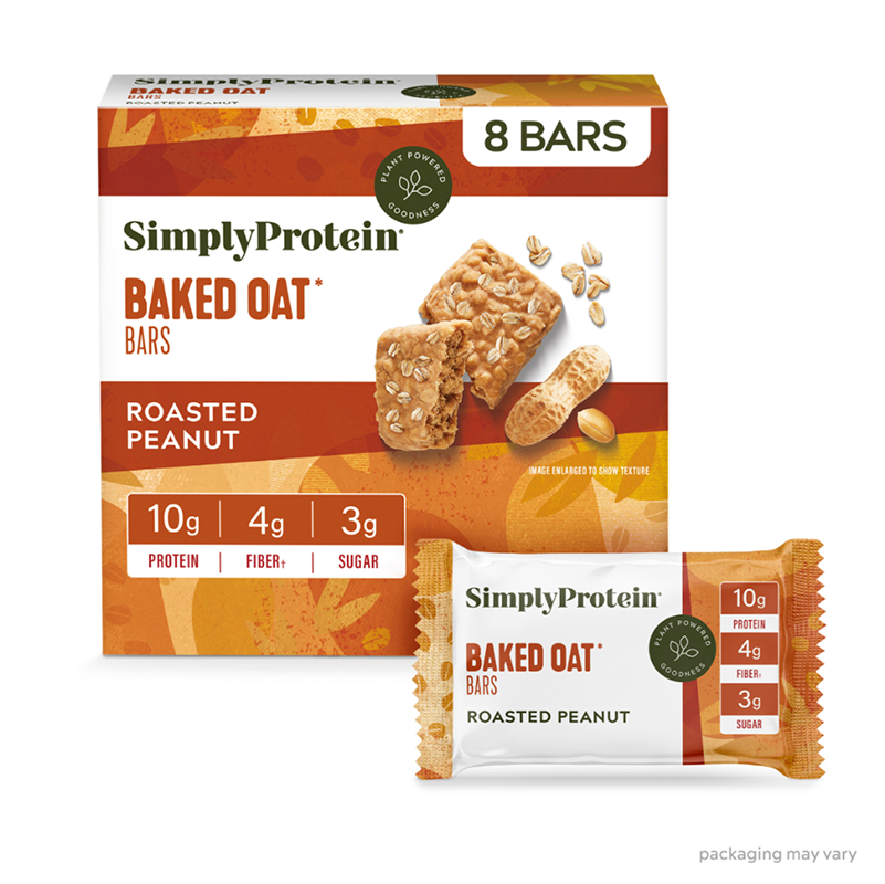 SimplyProtein bar Roasted Peanut Baked Oat